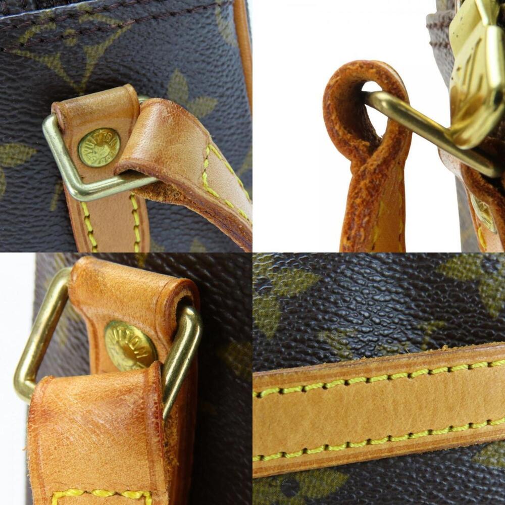 LOUIS VUITTON Authentic Brown Monogram Leather Shoulder Bag - Picture 7 of 11